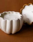 The Grand Pumpkin Candle - White