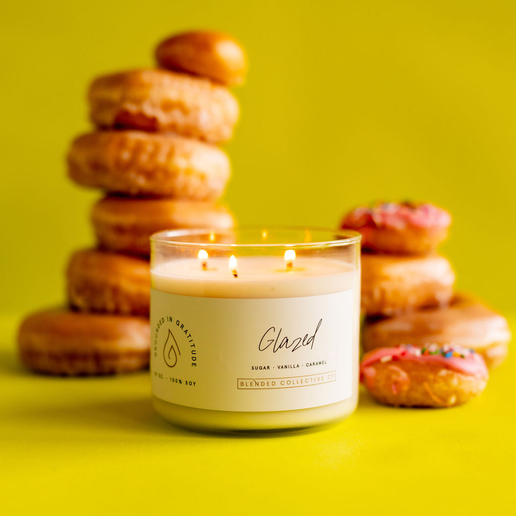 Glazed - 3 Wick Bowl