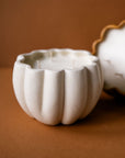 The Grand Pumpkin Candle - White