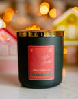 Vintage Christmas - Gold Candle