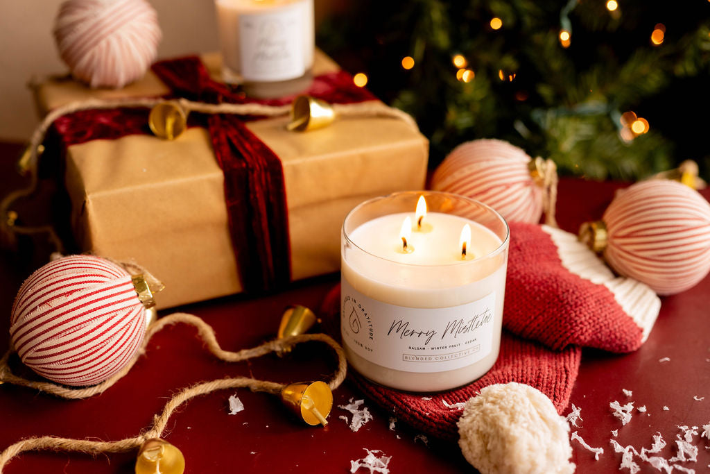 Merry Mistletoe - 3 Wick Bowl